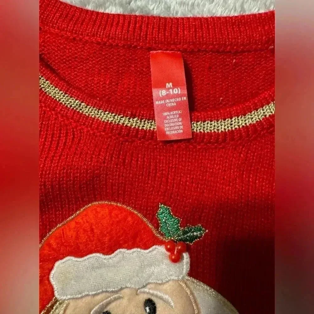 Christmas Santa Sweater | Size M | Red